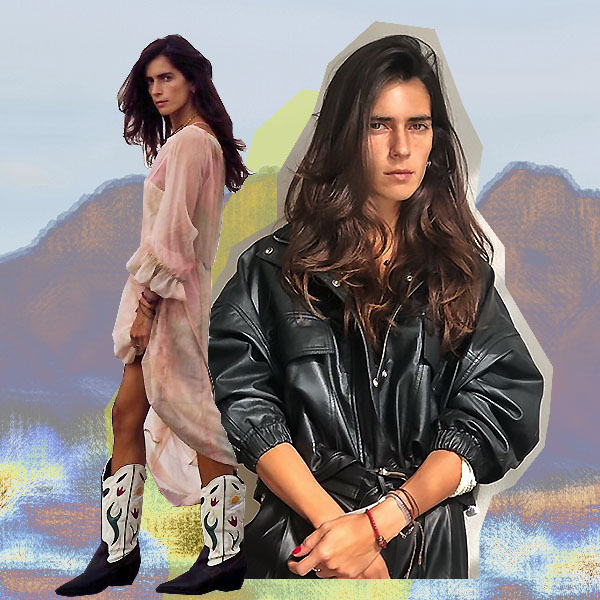 Chiara Totire, Italian model and Influencer and Mango girl, showing Mango collection