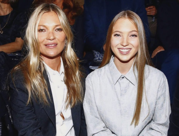 Lila Moss, Kate Moss’ daughter, follows her mother’s footsteps Miu Miu ...