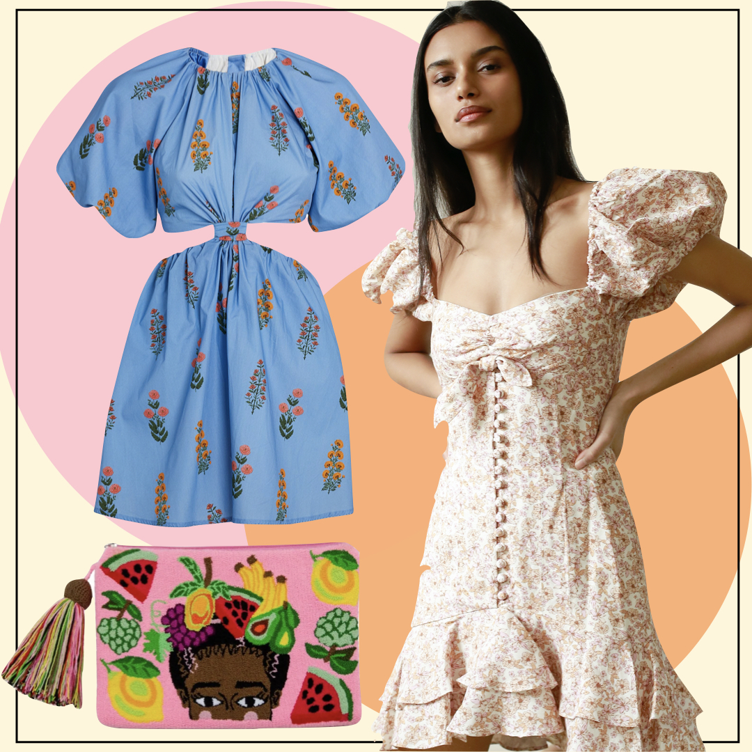 collage with the perfect summer fashion brands