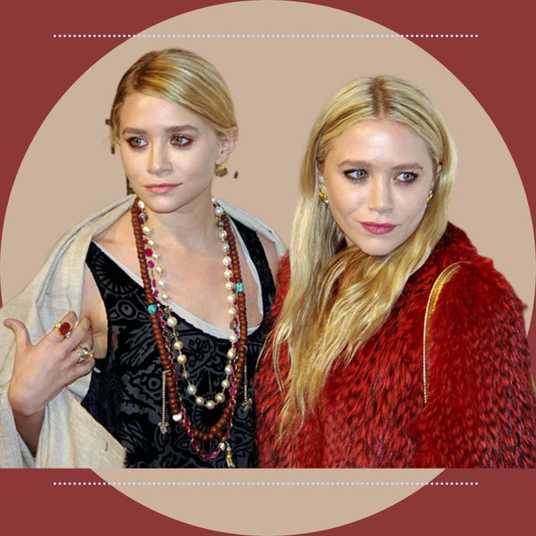 Mary-Kate and Ashley Olsen, the designer twins behind the luxury fashion brand The Row.