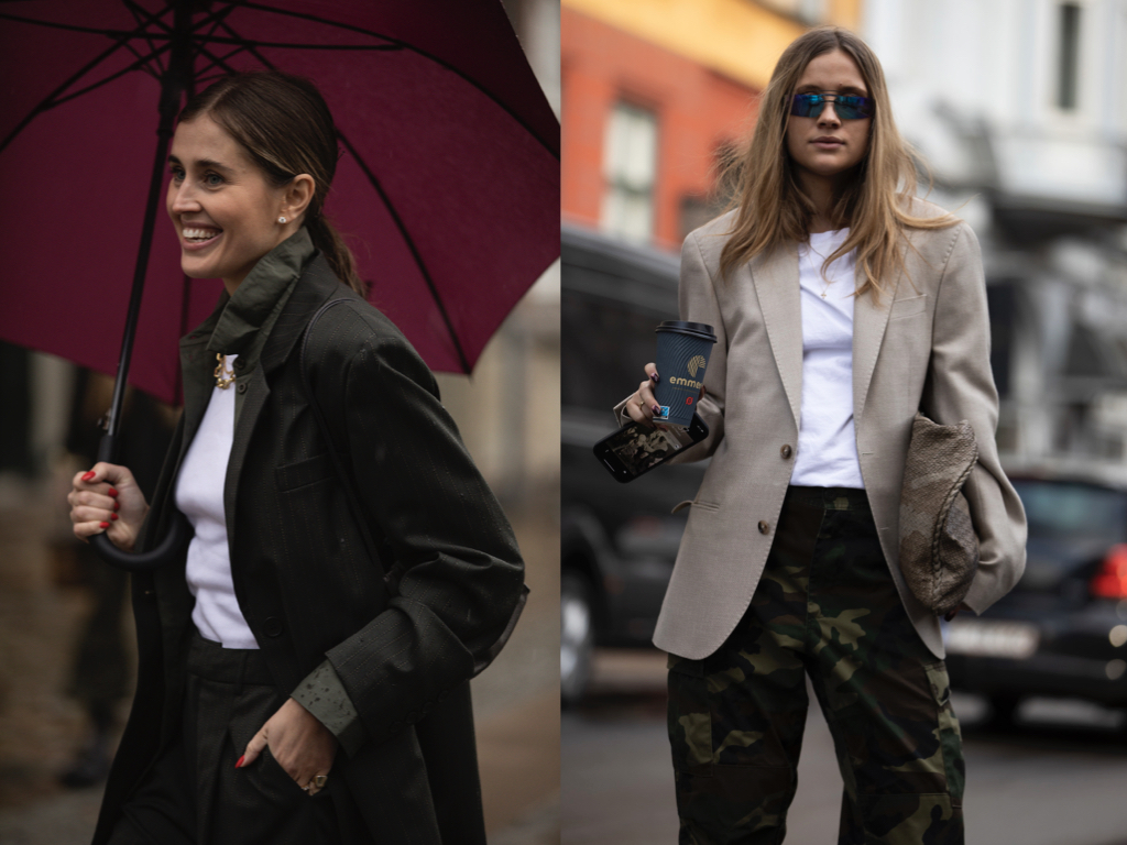 How your white t-shirt is a key transitioning piece From winter to ...