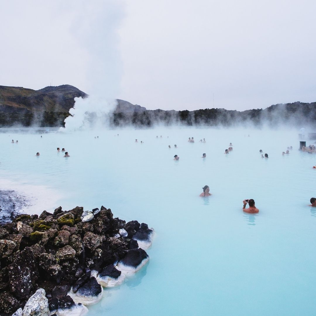 Blue lagoon in Iceland