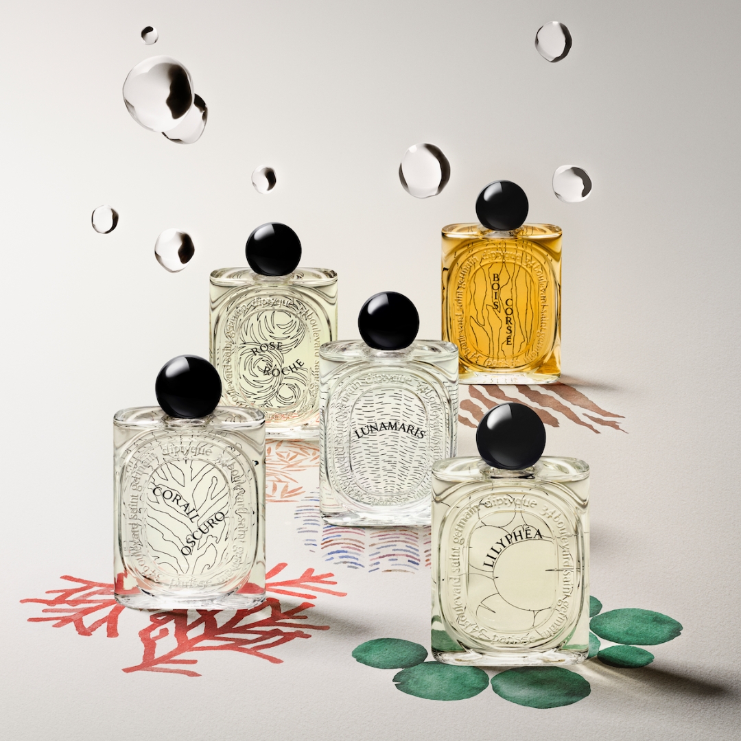 Five perfumes from the new collection Les Essences de Diptyque