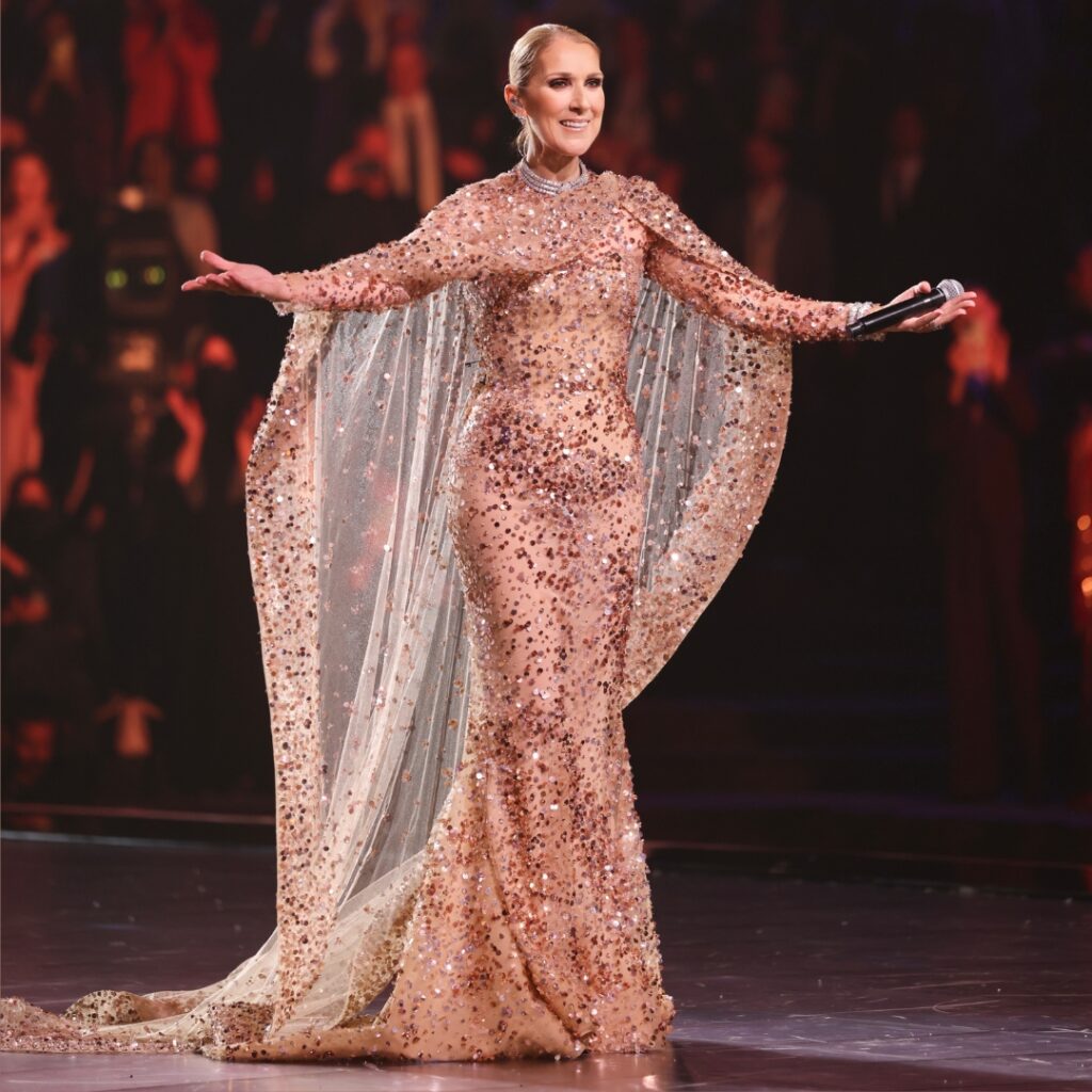 Celine Dions health journey-Celine Dion on stage in Saudi Arabia to celebrate the 45th anniversary of fashion designer Elie Saab