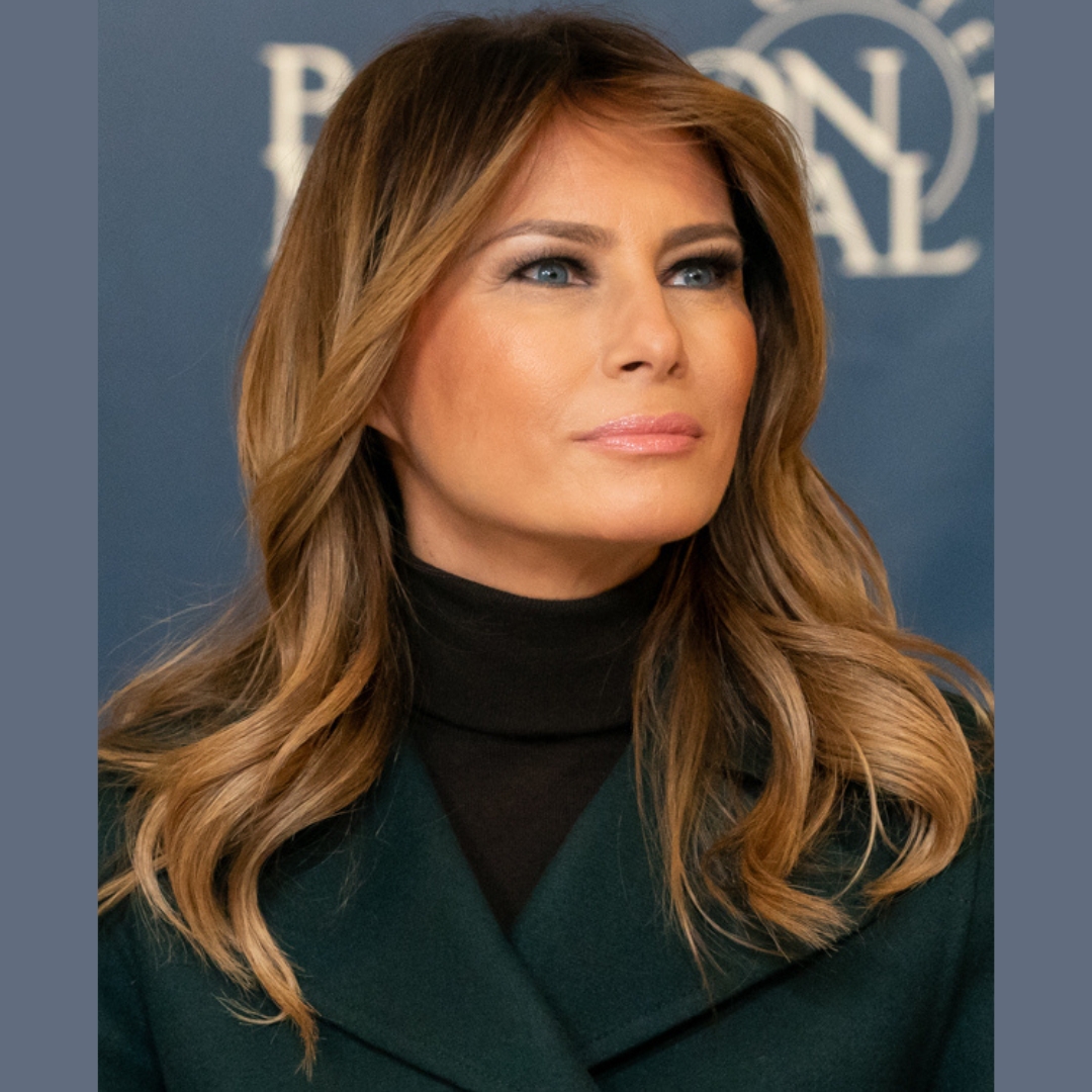 melania trump in 2017, the first time as american first lady