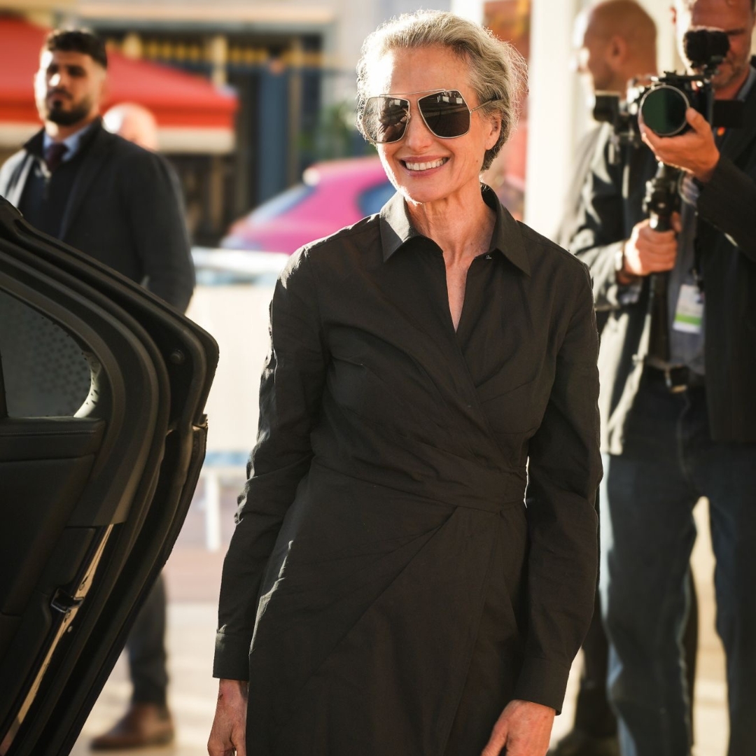 Actress Andy MacDowell photographed at Cannes 2025 - Mature Beauty
