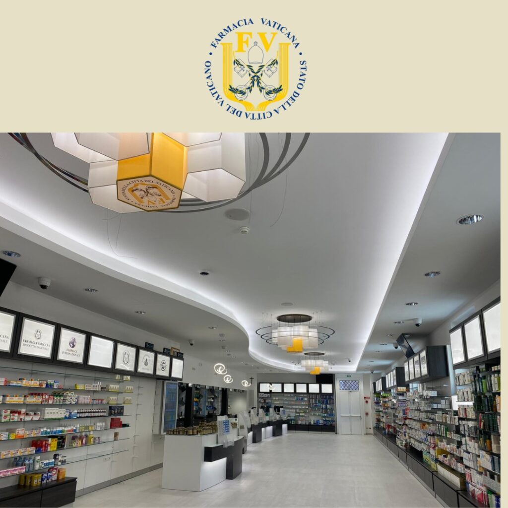 A view of the interior of the Vatican Pharmacy
