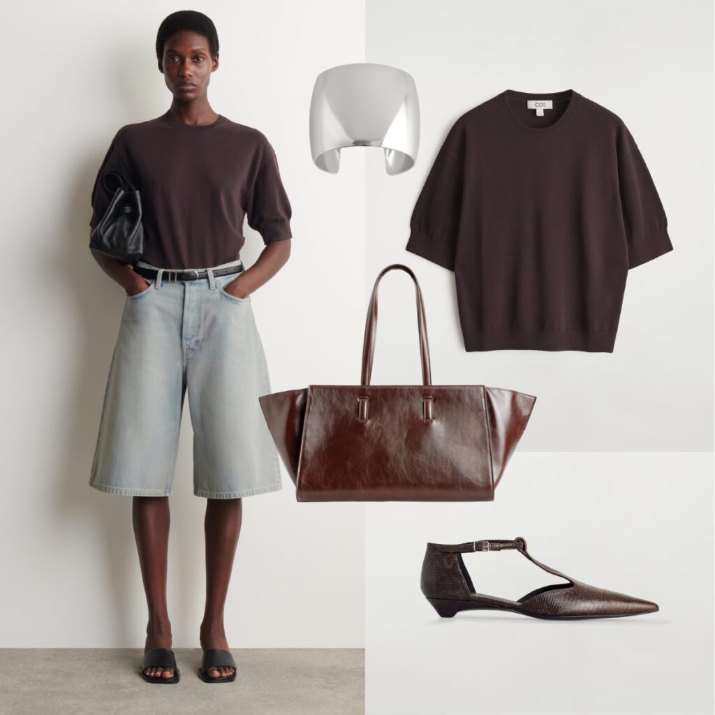 inspiration to what to wear for a job interview- a bermuda short outfit