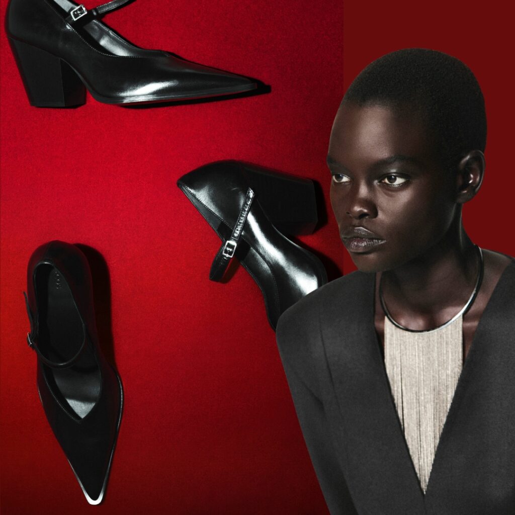 Sculptural accessories-Cos Festive- Silver Fringe necklace