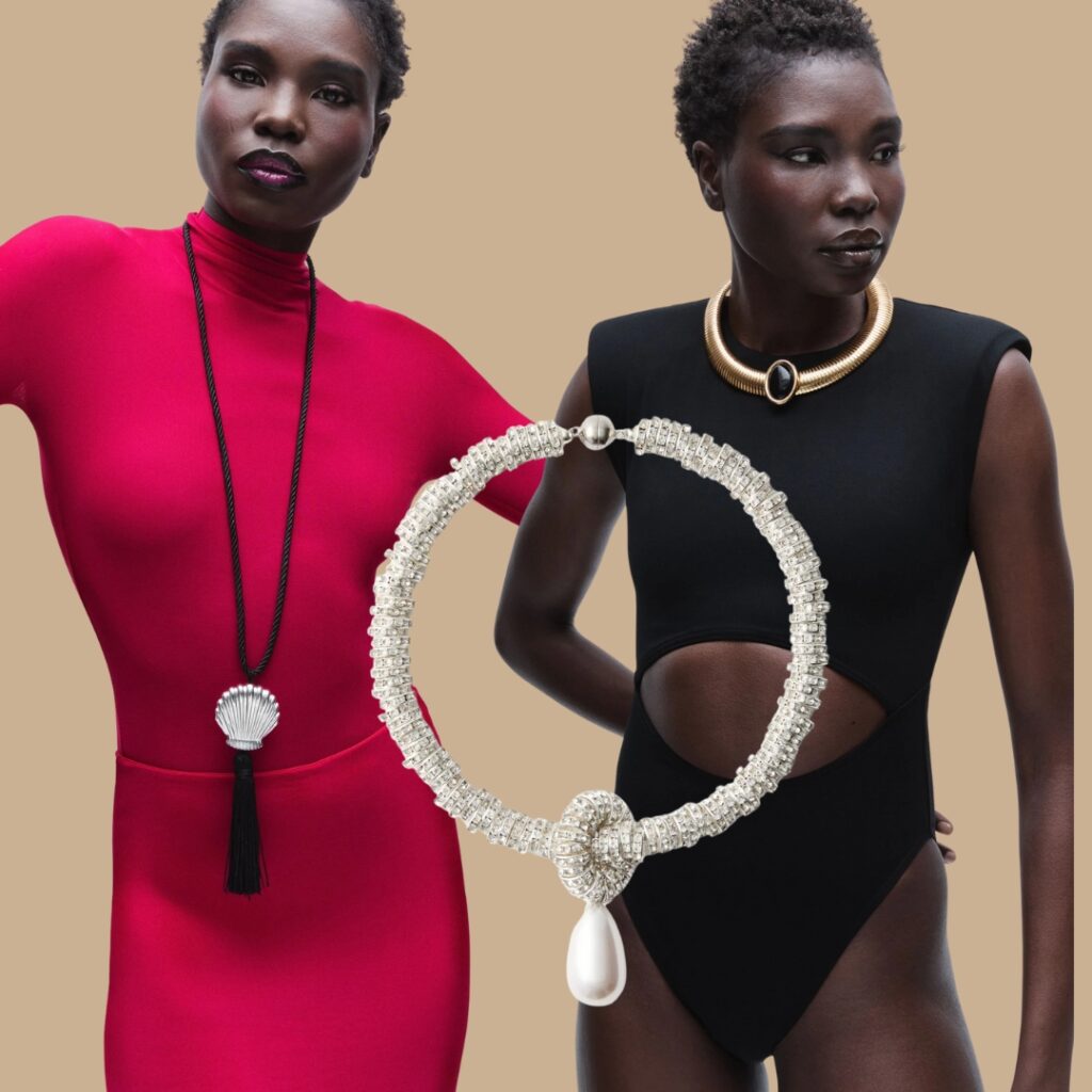 Julietta sculptural necklaces and bold vintage-inspired jewellery