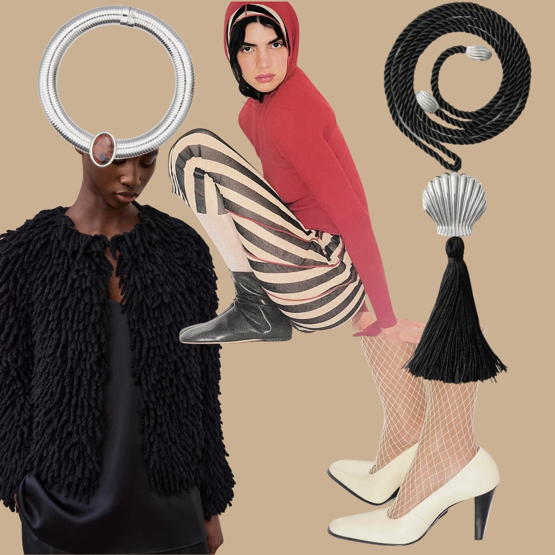 Collage with the 4 fashion and jewellery brands notorious love