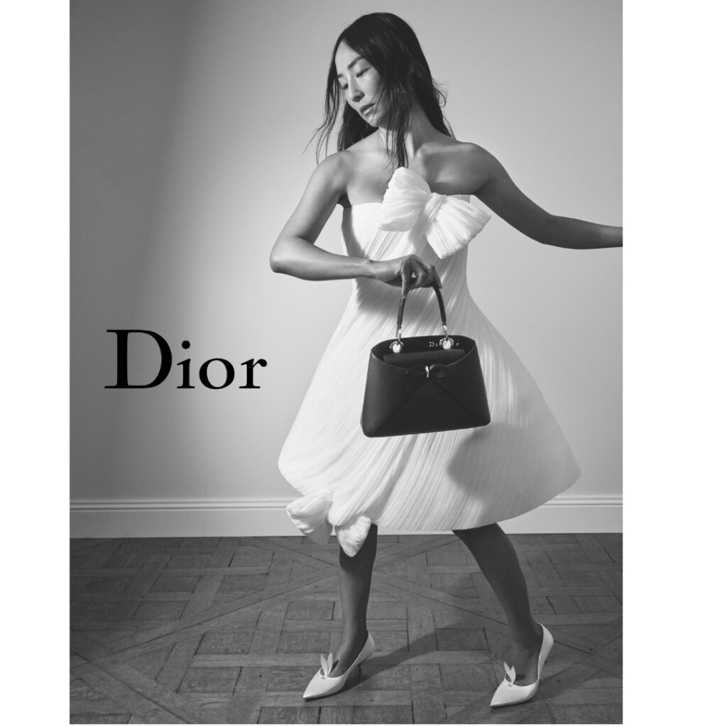 Greta Lee photographed by David Sims for the Dior SS26 Jonathan Anderson Campaign