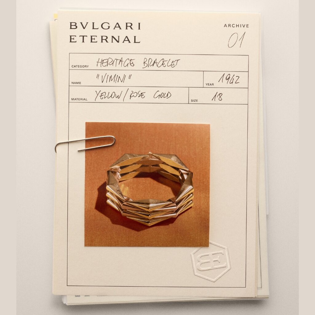bvlgari eternal-new gold archive collection-stamp
