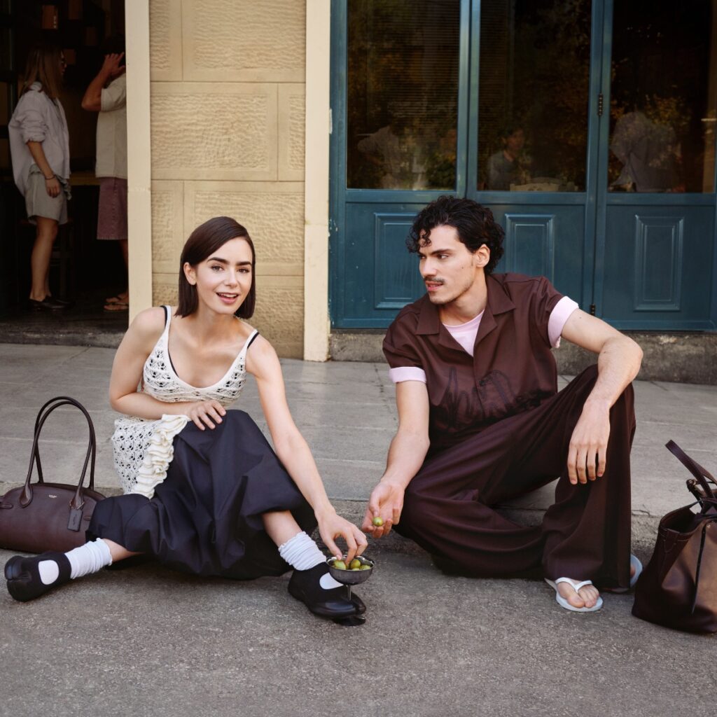 Lily Collins in the Summer campaign 2026 for Zalando