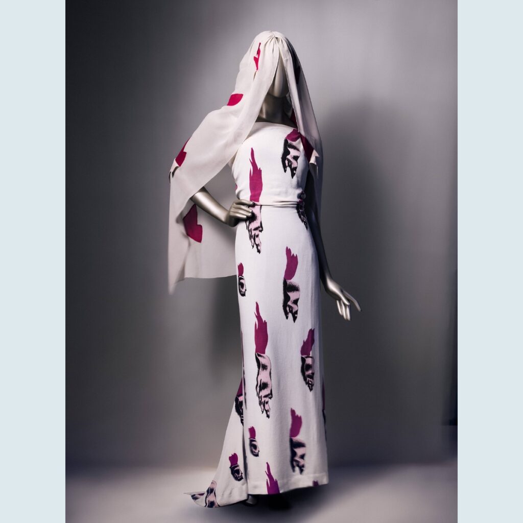 Elsa Schiaparelli designs featured in the V&A exhibition in London