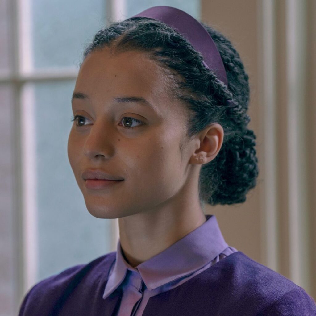 chase infiniti as Agnes in the tv show the testaments