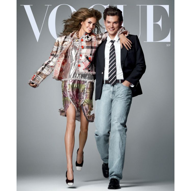 Kaia Gerber and Homer Gere-vogue september issue 26-Photographed by Steven Meisel