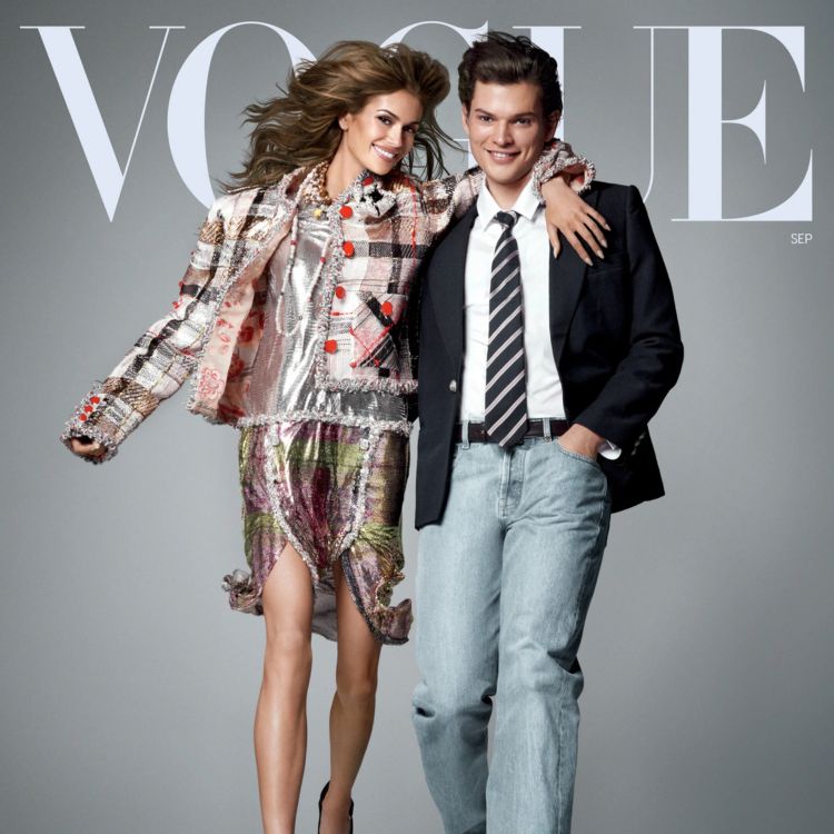 Kaia Gerber and Homer Gere-vogue september issue 26-Photographed by Steven Meisel